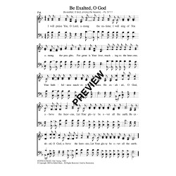 Be Exalted O God-Young-PDF Sheet Music