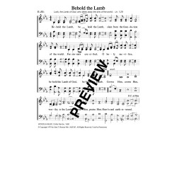 Behold the Lamb-PDF Sheet Music