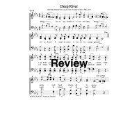Deep River - PDF Sheet Music