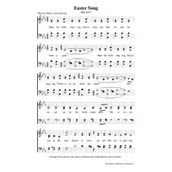 Easter Song-PDF Song Sheet