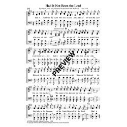 Had It Not Been the Lord-PDF Sheet Music