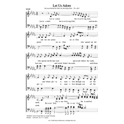 Let Us Adore-PDF Sheet Music