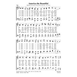 America the Beautiful - PDF Song Sheet