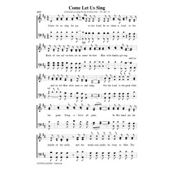 Come Let us Sing - PDF Song Sheet