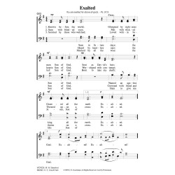 Exalted - PDF Song Sheet