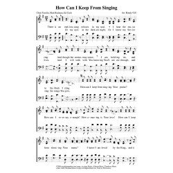 How Can I Keep From Singing - PDF Song Sheet