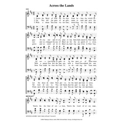 Across the Land PDF Song Sheet