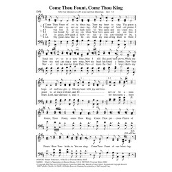 Come Thou Fount-Come Thou King PDF Song Sheets