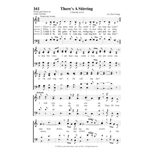 There's a Stirring PDF Song Sheets