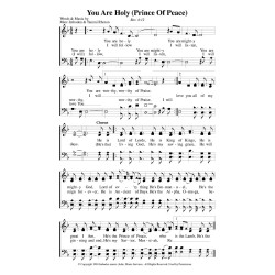 You Are Holy-PDF Song Sheet