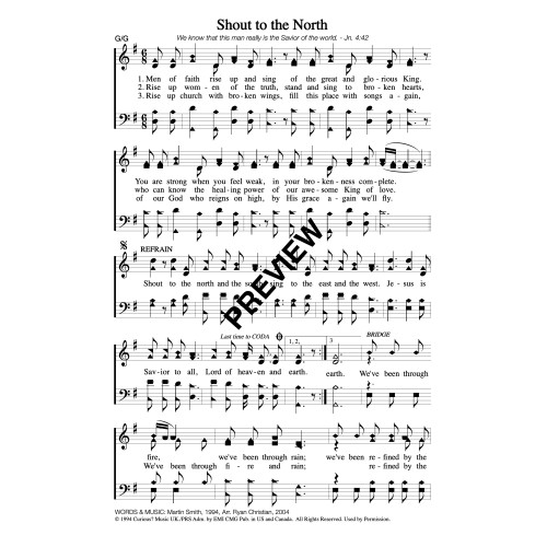 Shout to the North-PDF Sheet Music