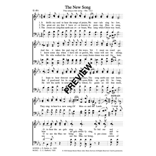 The New Song-PDF Sheet Music