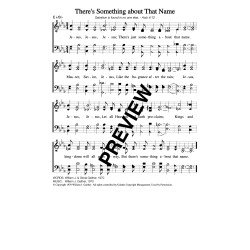 There's Something about that Name-PDF Sheet Music