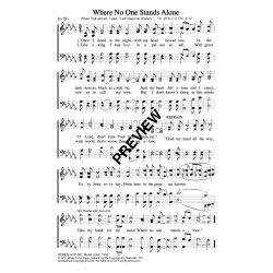 Where No One Stands Alone-PDF Sheet Music