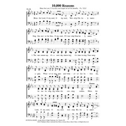 10,000 Reasons PDF Song Sheet