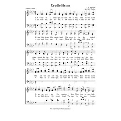 Cradle Hymn - PDF Song Sheet