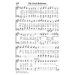 The Great Redeemer PDF Song Sheet